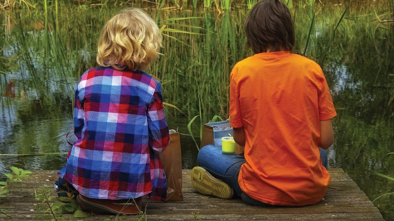 Der Natur auf der Spur - Frühling bei den Kindern auf Boßlerbü